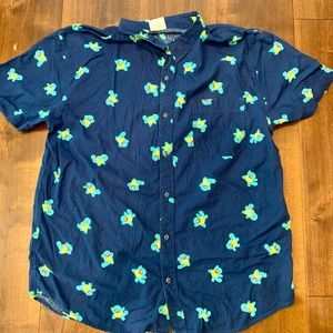 Pokémon Squirtle Button Up Shirt